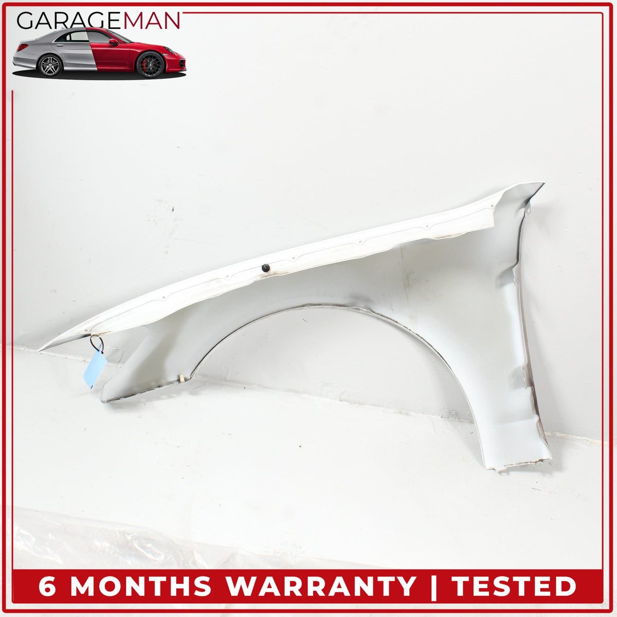 2012-2018 Audi A6 S6 Front Right Passenger Side Fender Wing Panel White OEM