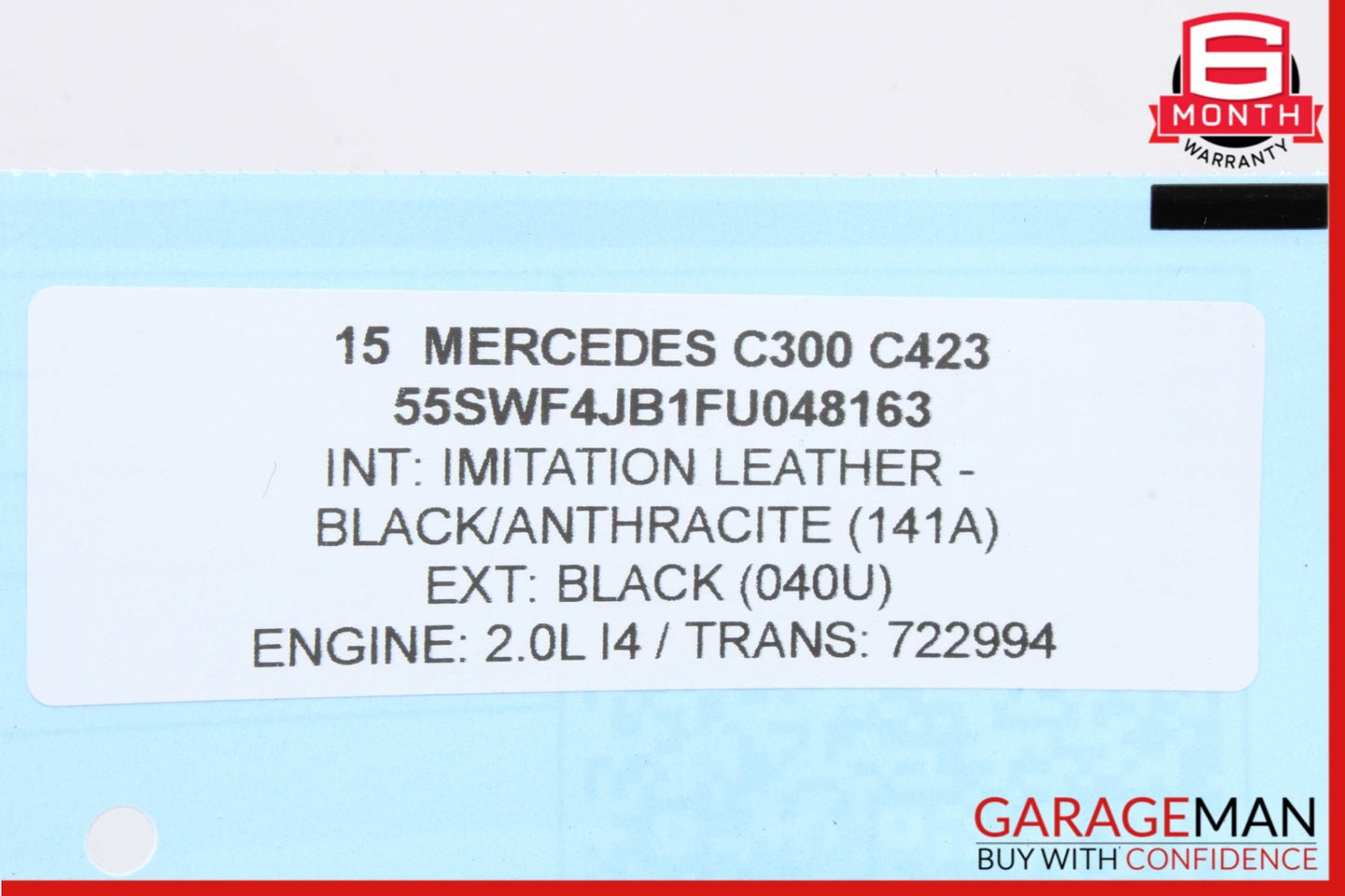 2015-2020 Mercedes-Benz C300 Sedan Right Side Dash Air A/C Vent A2058304000 OEM