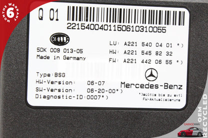 2007-2014 Mercedes W221 S550 Electric Power Supply Control Module 2215400401 OEM