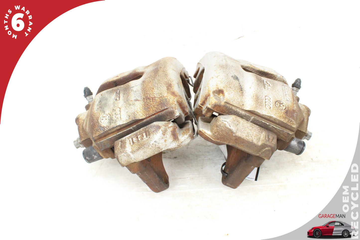 2005-2016 Audi TT 8J Front Left and Right Side Brake Caliper Set 1K0615124E OEM