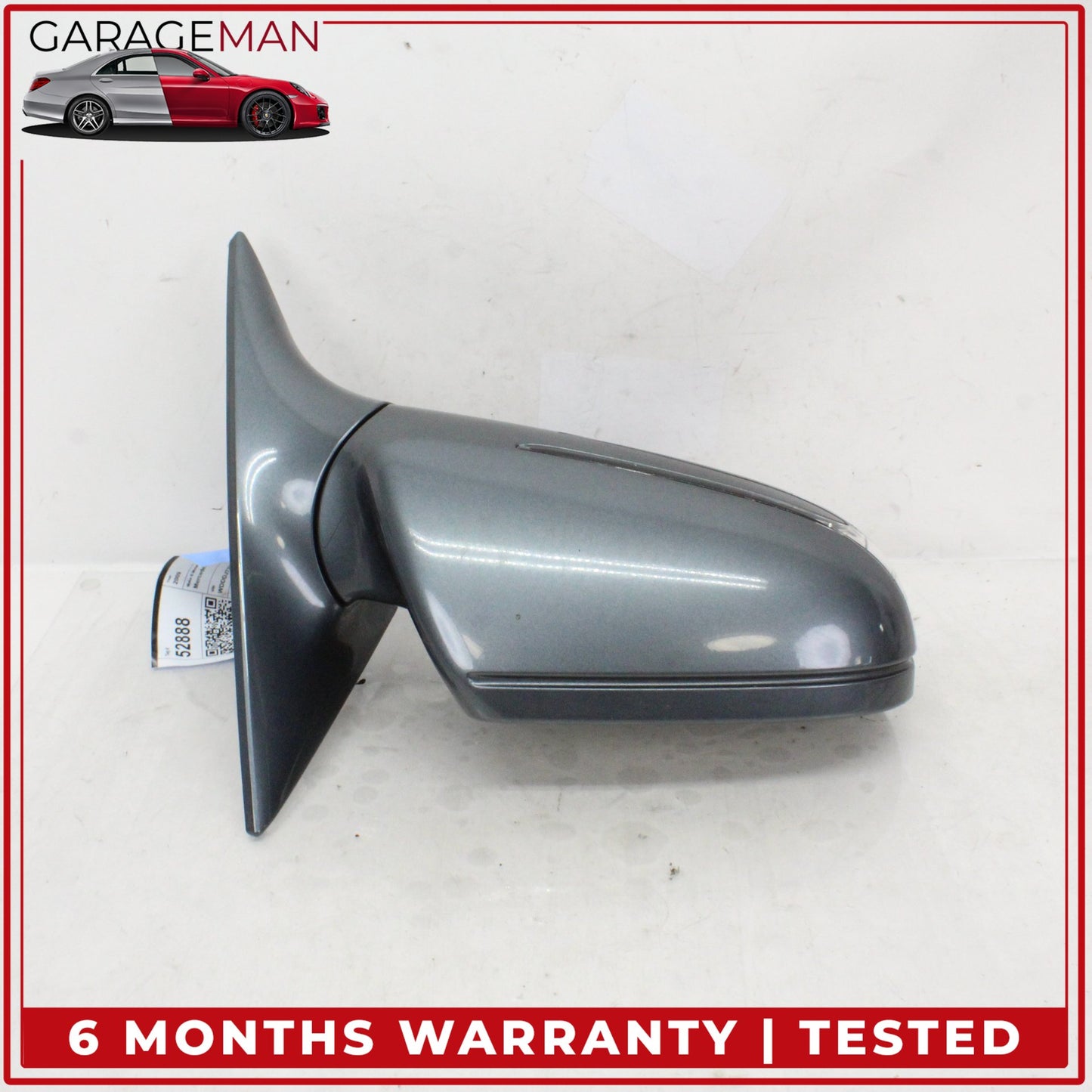 2009-2011 Mercedes W219 CLS550 Front Right Side Door Rear View Mirror Gray OEM