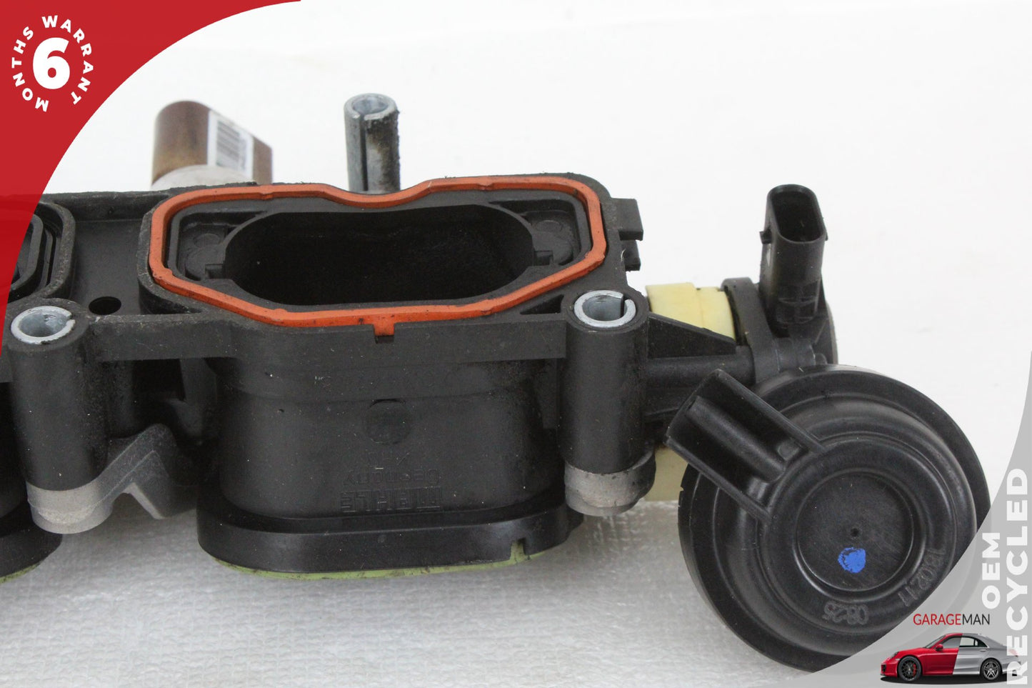 2011-2018 Audi Q7 Porsche Cayenne 958 Left Lower Intake Manifold w/ Bracket OEM