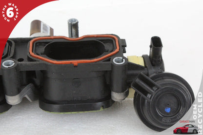 2011-2018 Audi Q7 Porsche Cayenne 958 Left Lower Intake Manifold w/ Bracket OEM
