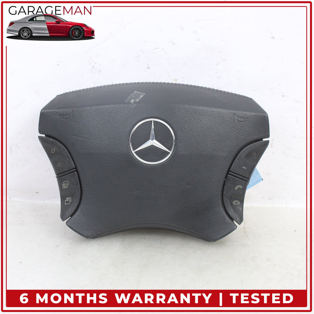 2000-2006 Mercedes W215 CL500 Front Left Steering Wheel Airbag 2204600998 OEM