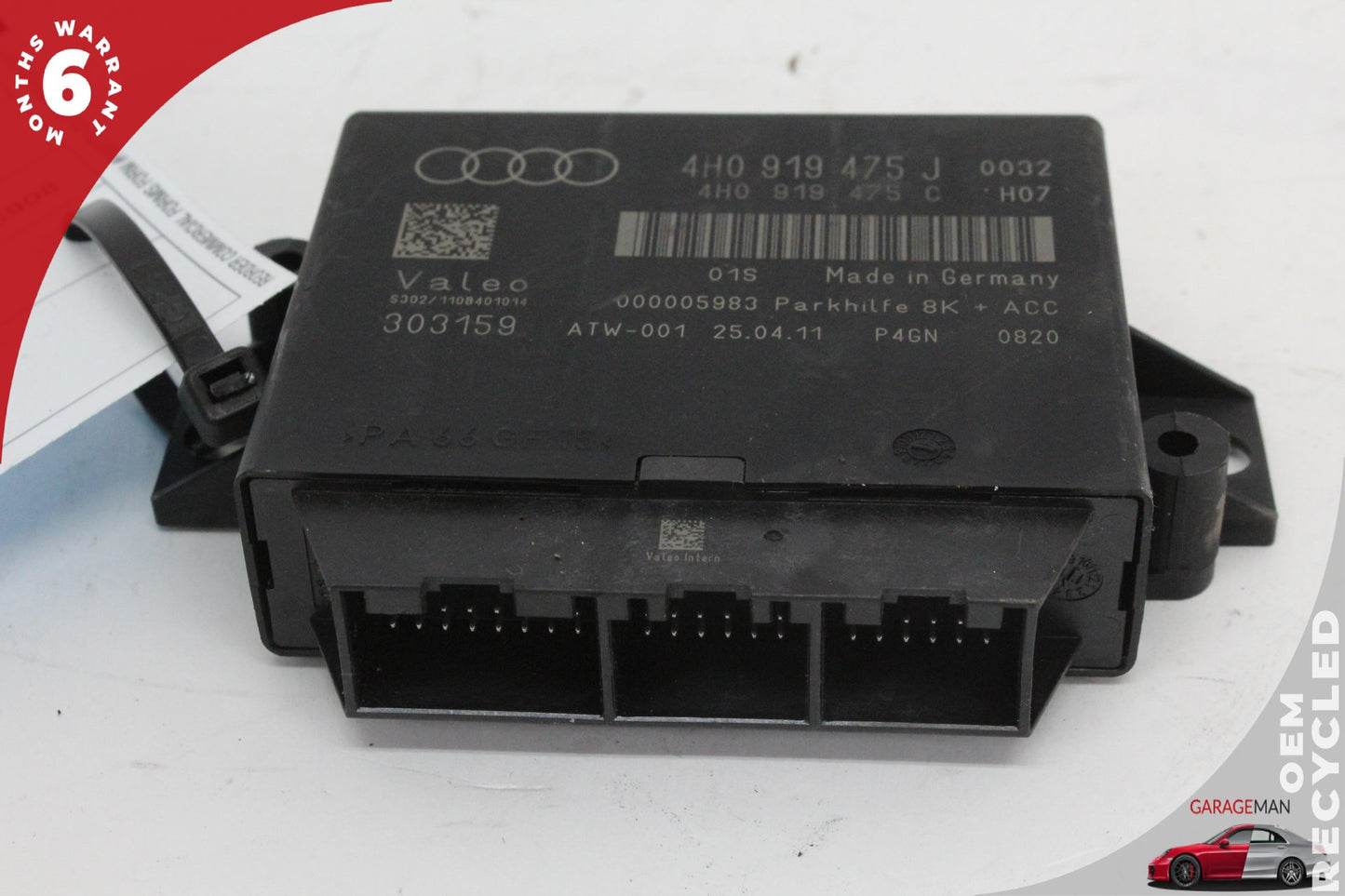 2012-2018 Audi A7 A6 Park Parking Assist Control Module Unit 4H0919475J OEM