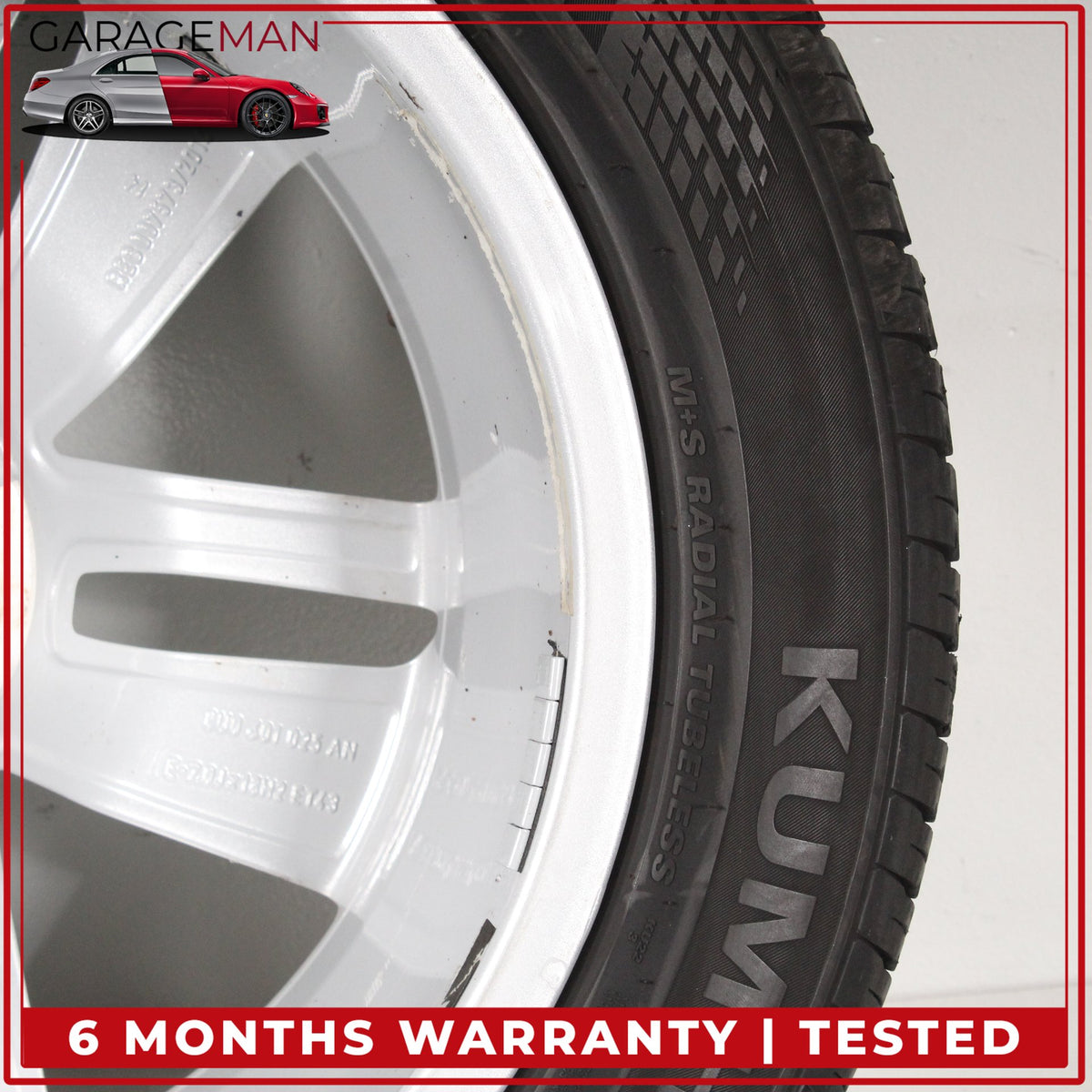 2016-2018 Audi Q3 Front or Rear Side Wheel Rim w/ Kumho Tire 7JX18H2 ET43 OEM