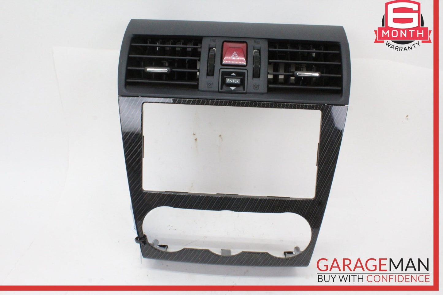 2015-2021 Subaru WRX Front Dash Center AC Air Vent Grille Panel Carbon Fiber OEM