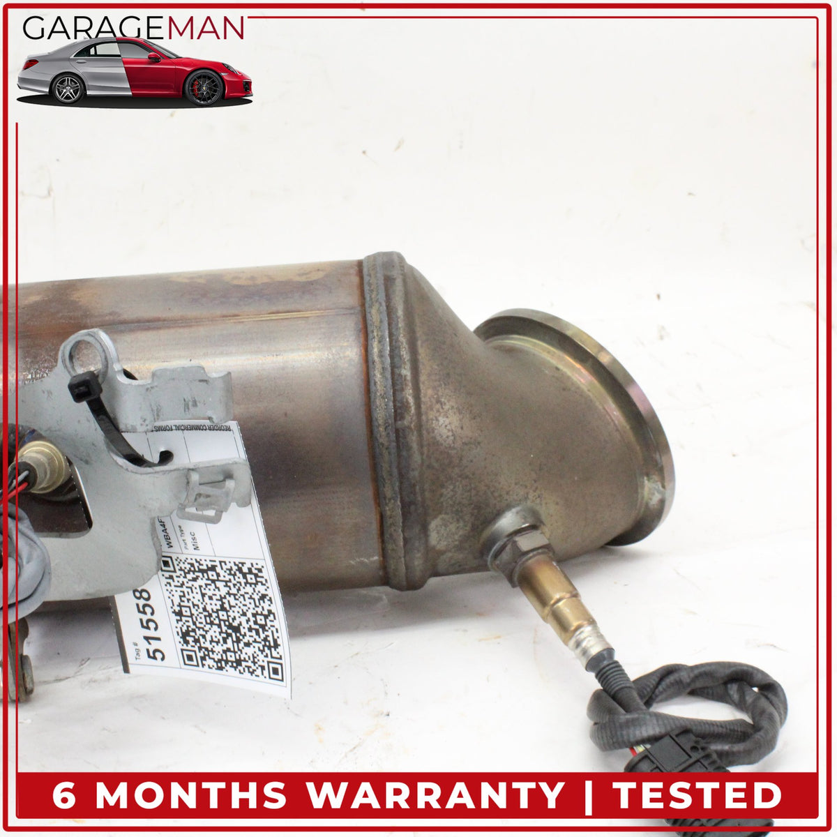 2017-2020 BMW 430i Gran Coupe Sedan Exhaust Downpipe Down Pipe 8669216 OEM