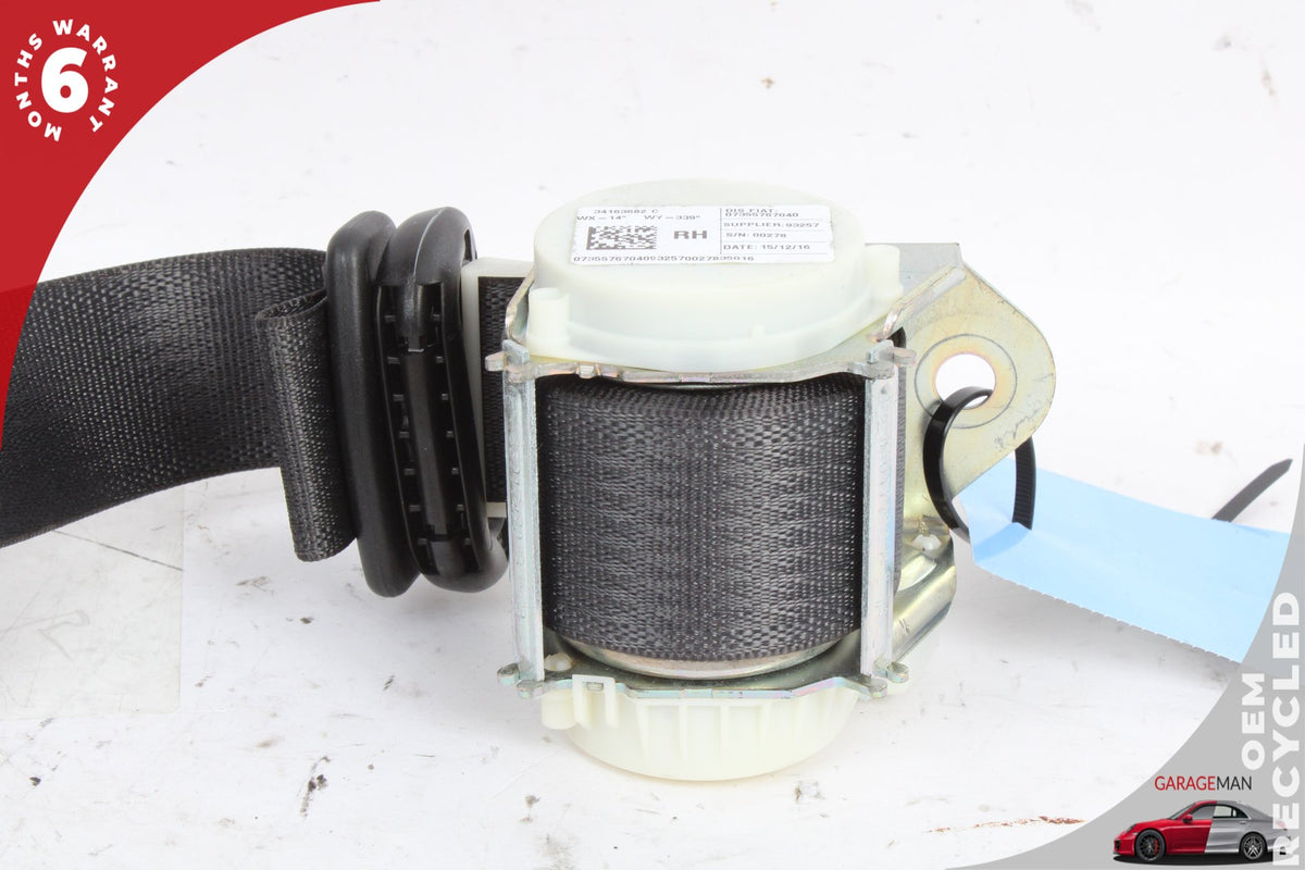 2014-2017 Fiat 500L Hatchback Right Rear Seat belt 34163682C Genuine