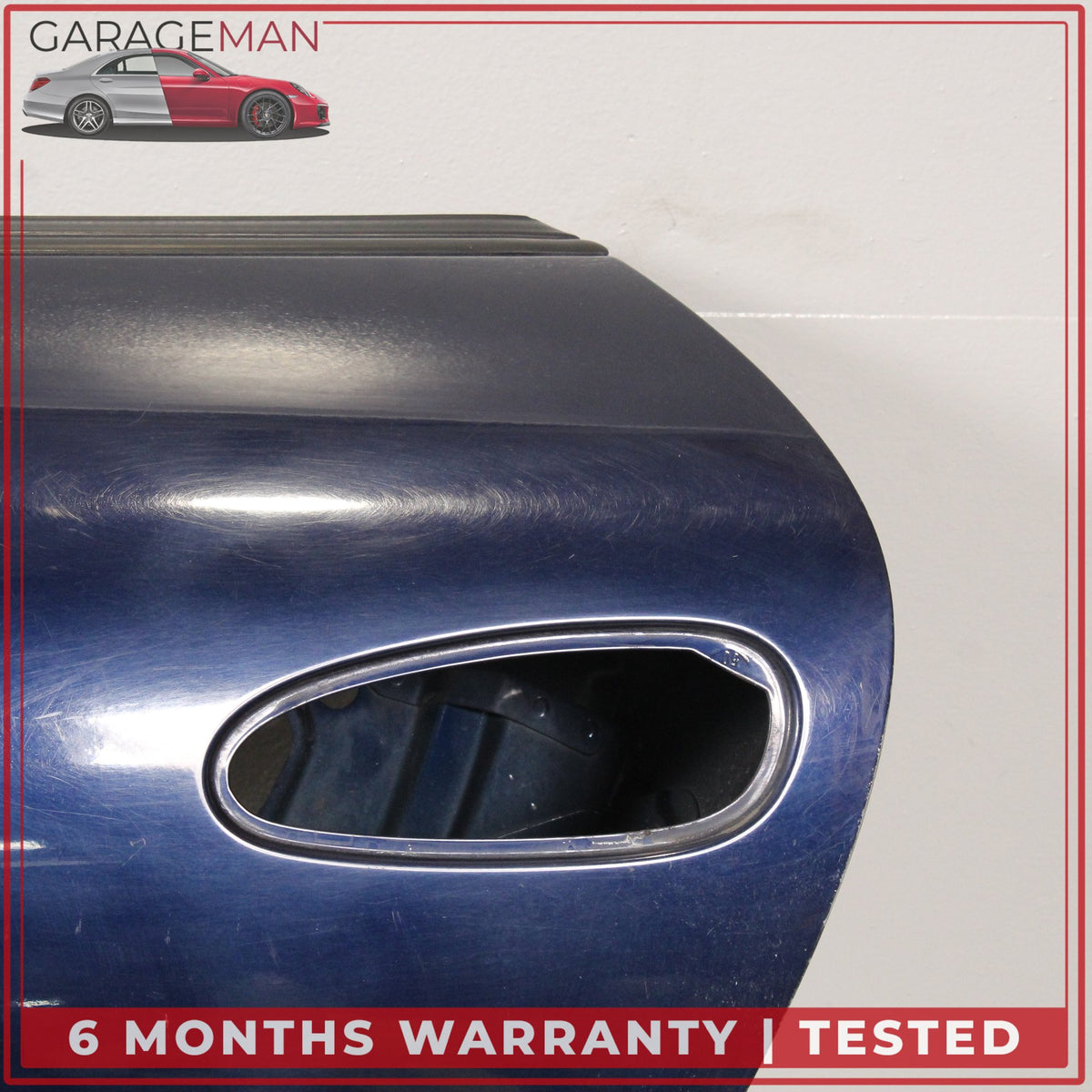 1997-2005 Porsche 911 Carrera Front Left Side Door Shell Blue Metallic OEM
