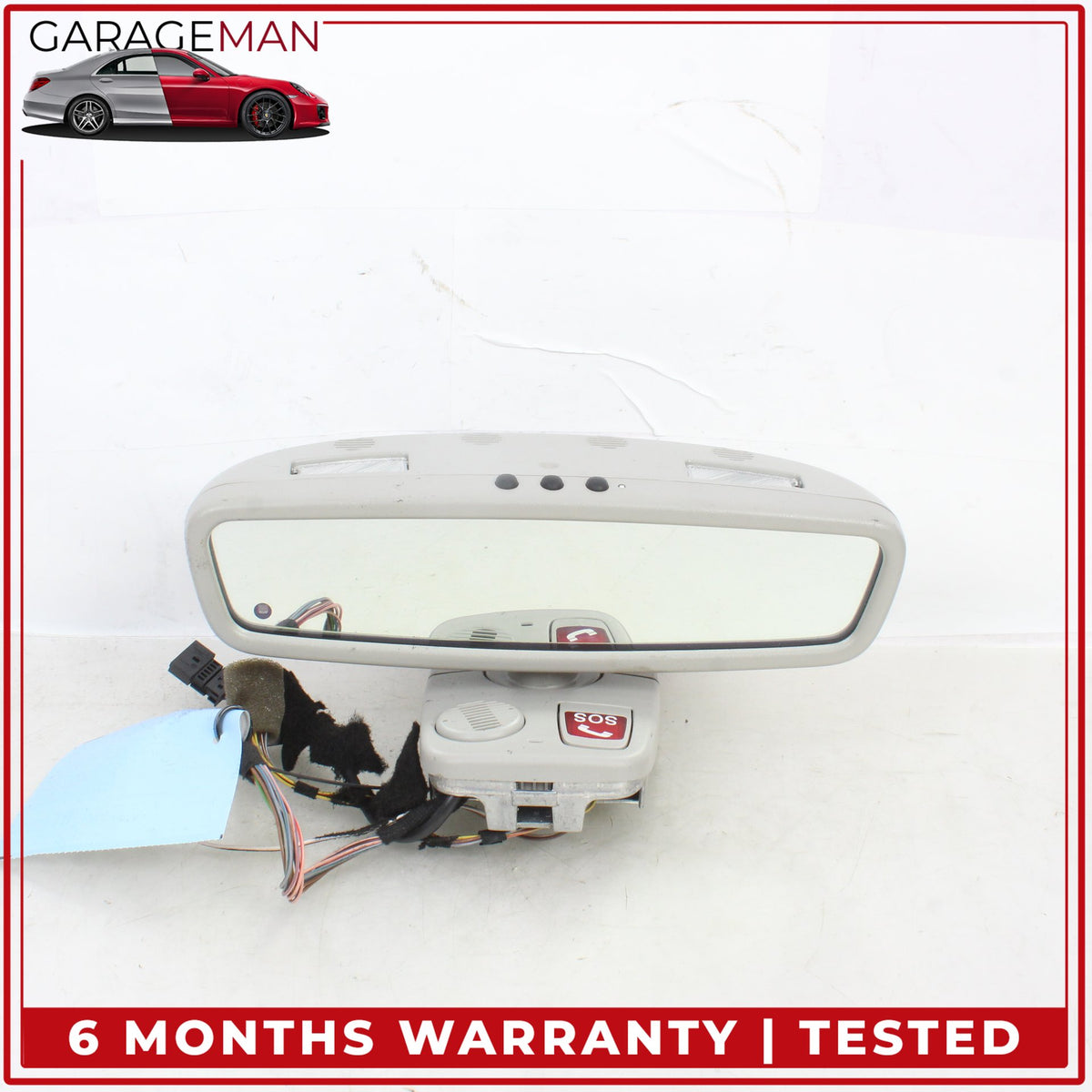2000-2006 Mercedes W215 CL500 CL600 Interior Rear View Mirror 2158110007 OEM