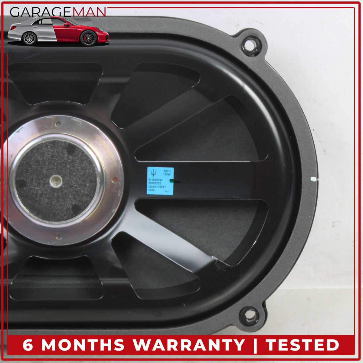 2014-2024 Maserati Ghibli M157 Rear Audio Sound Subwoofer Speaker 670005163 OEM