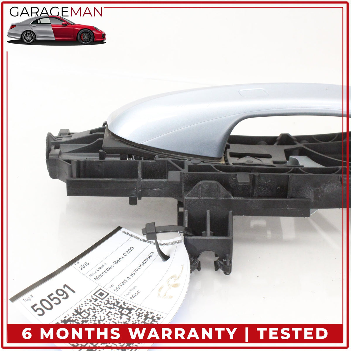 2015-2020 Mercedes W205 C300 Right Passenger Side Exterior Door Handle OEM
