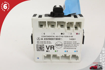 2015-2020 Mercedes W205 C300 Front Right Door Control Module 2229001908 OEM