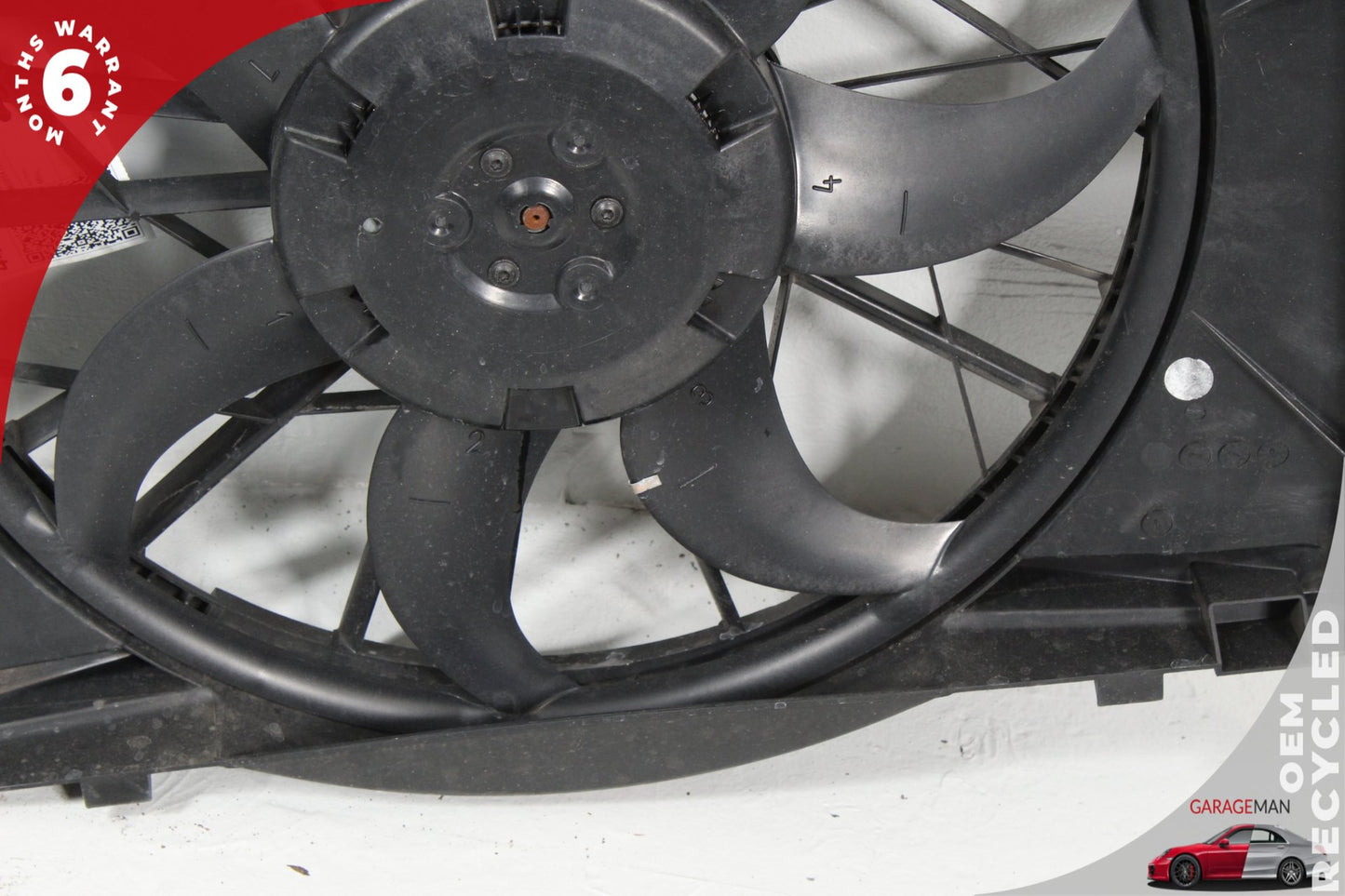 2003-2008 Mercedes-Benz SL500 R230 Convertible Engine Radiator Cooling Fan Motor Assembly 3137229007