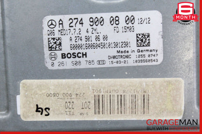 15-20 Mercedes W205 C300 M274 2.0L ECU ECM Engine Control Module OEM