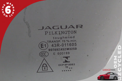2016-2022 Jaguar XF X260 Sedan Front Left Door Window Glass GX6321411AB OEM