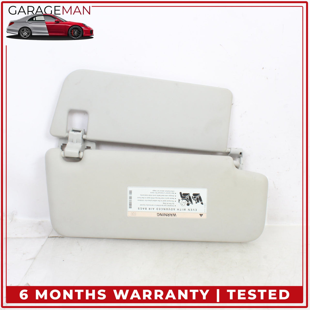 2017-2023 Mercedes W213 E300 Front Left and Right Side Sun Visor Set Gray OEM