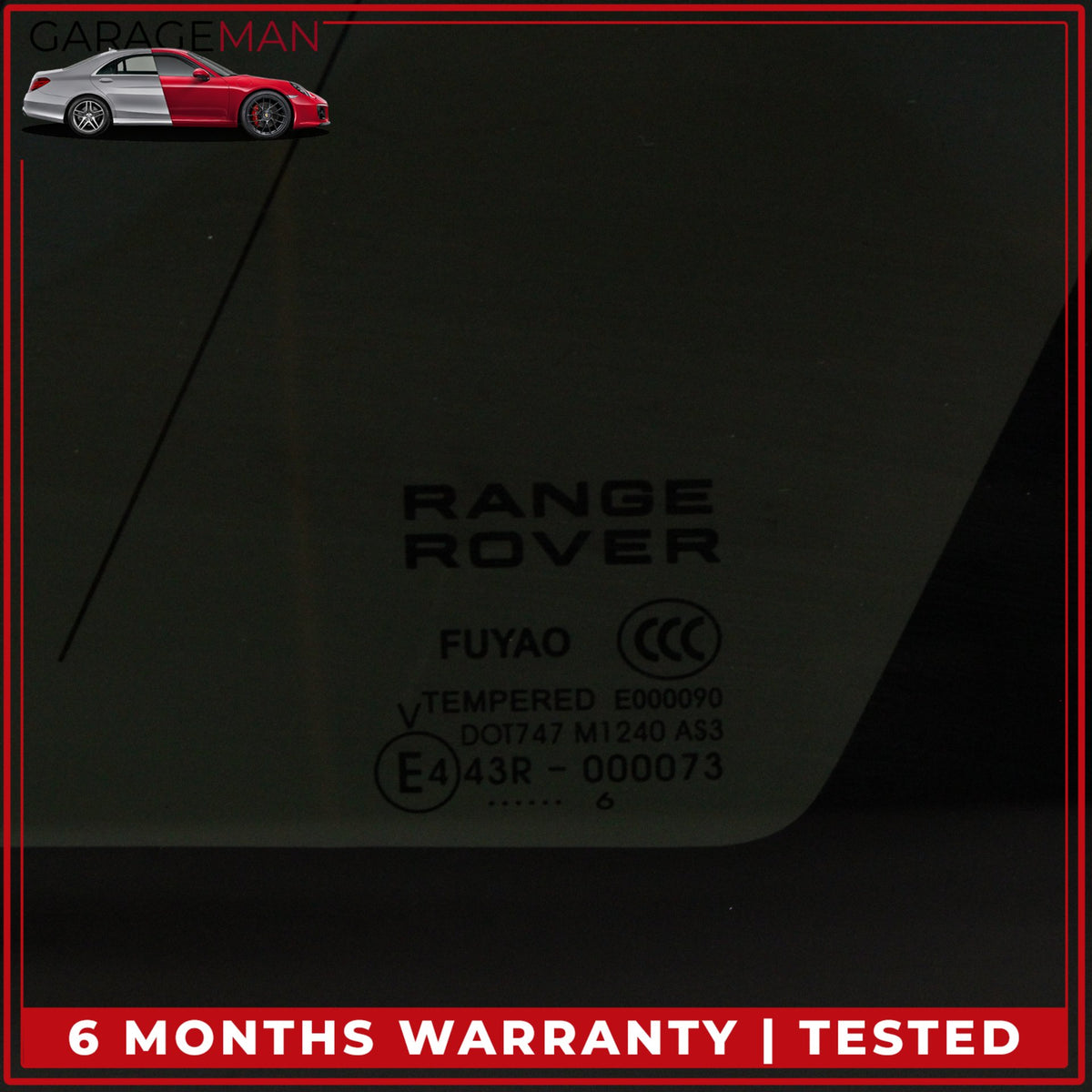 2014-2022 Range Rover Sport L494 Rear Right Quarter Window Glass DK6229600DC OEM