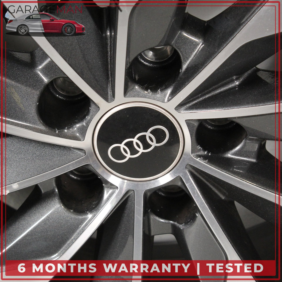2016-2025 Audi A4 S4 Front or Rear Side Wheel Rim 8JX18H2 ET40 8W0601025FJ OEM