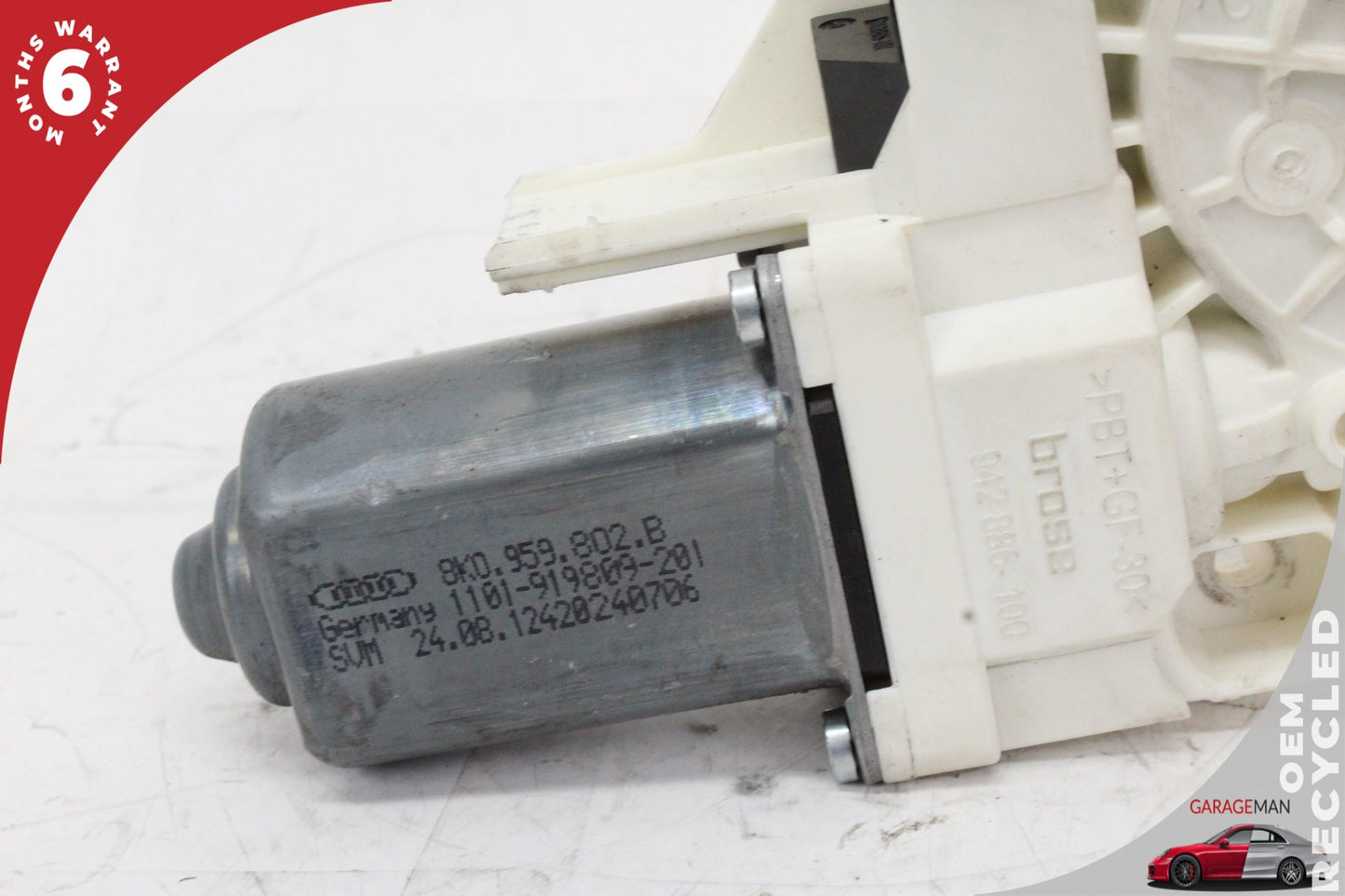 2009-2018 Audi A8 Front Right Window Regulator Motor 8K0959802 OEM