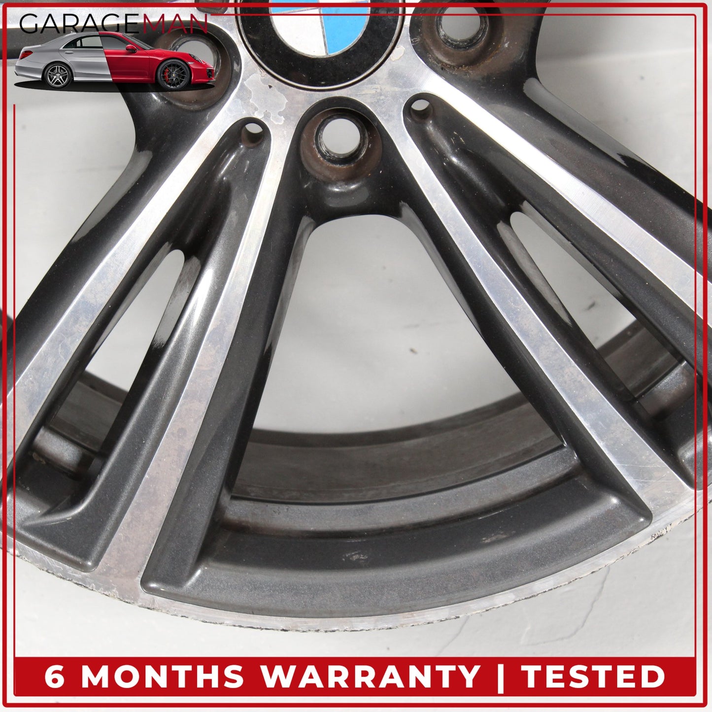 2012-2020 BMW 428i 430i 320i 335i Rear Wheel Rim 8.5JX19H2 IS47 7852494 OEM