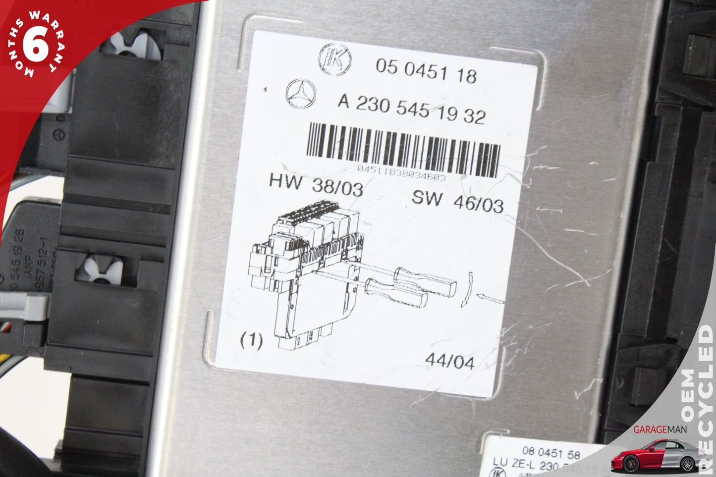 2003-2012 Mercedes R230 SL500 Front Left SAM Control Module Unit 2305451932 OEM