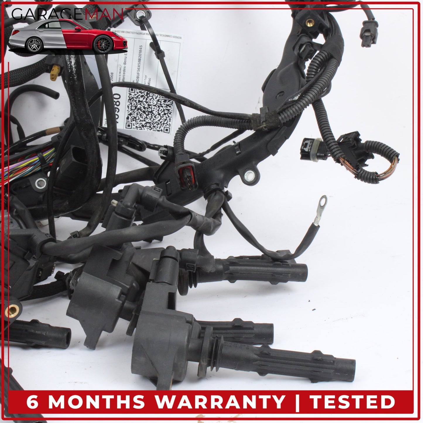 2006-2009 Mercedes W211 E350 M272 Engine Motor Wiring Wire Harness OEM