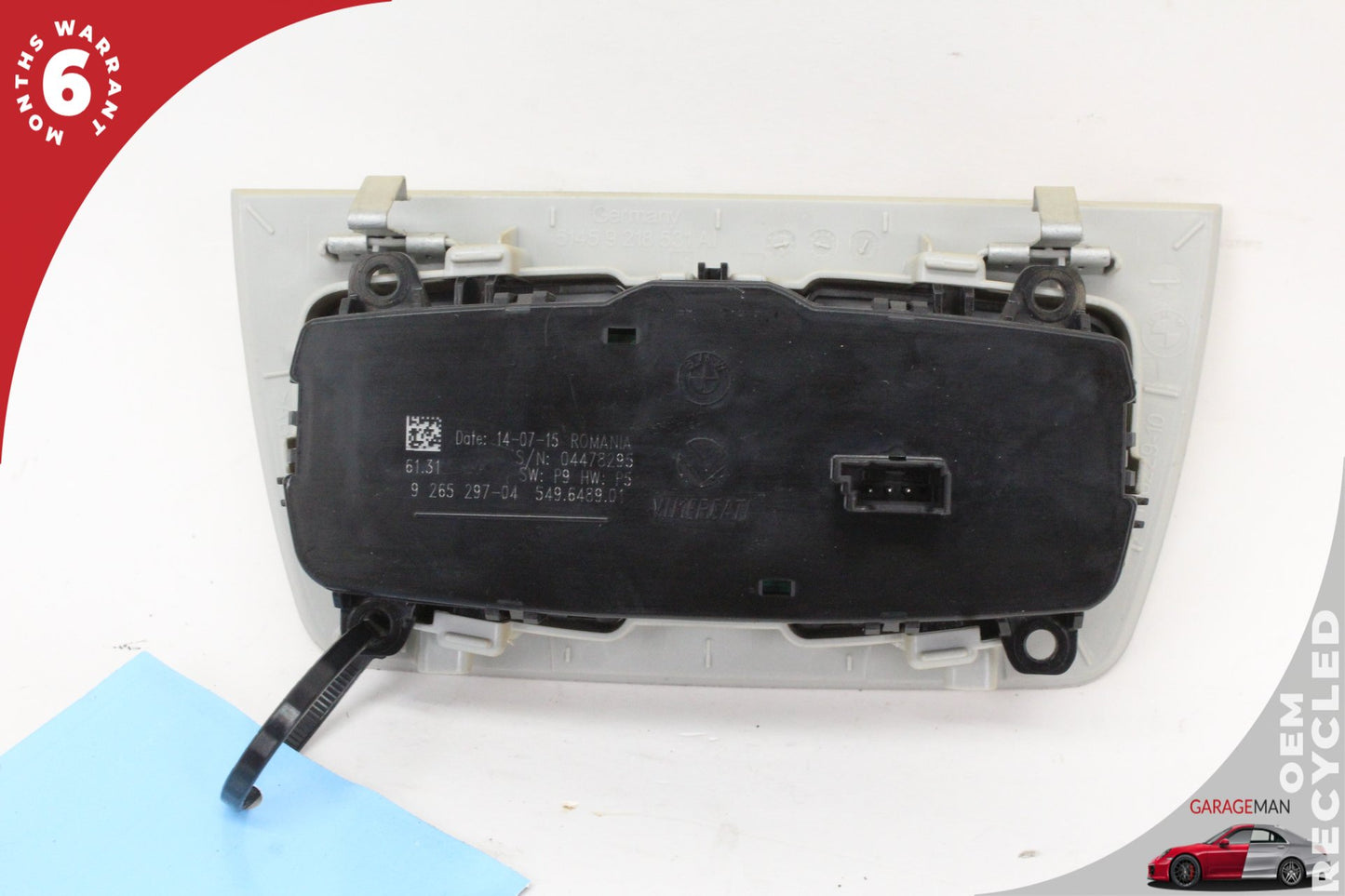 2012-2018 BMW 320i 328i 335i F30 Headlight Lamp Control Switch w/ Trim OEM