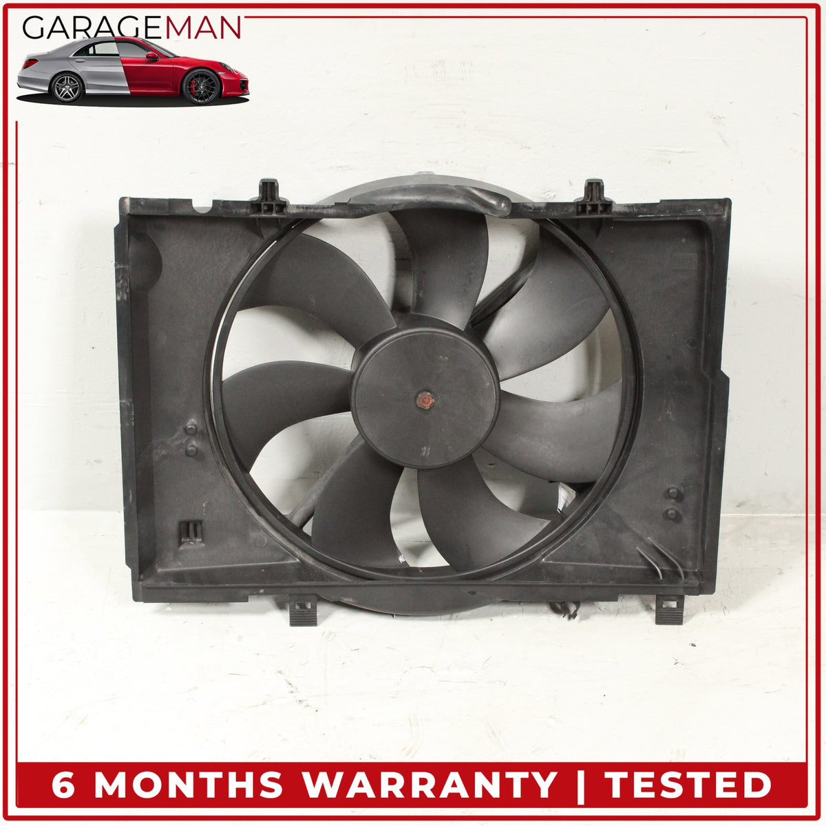2001-2004 Mercedes R170 SLK320 Engine Radiator Cooling Fan Motor Assembly OEM