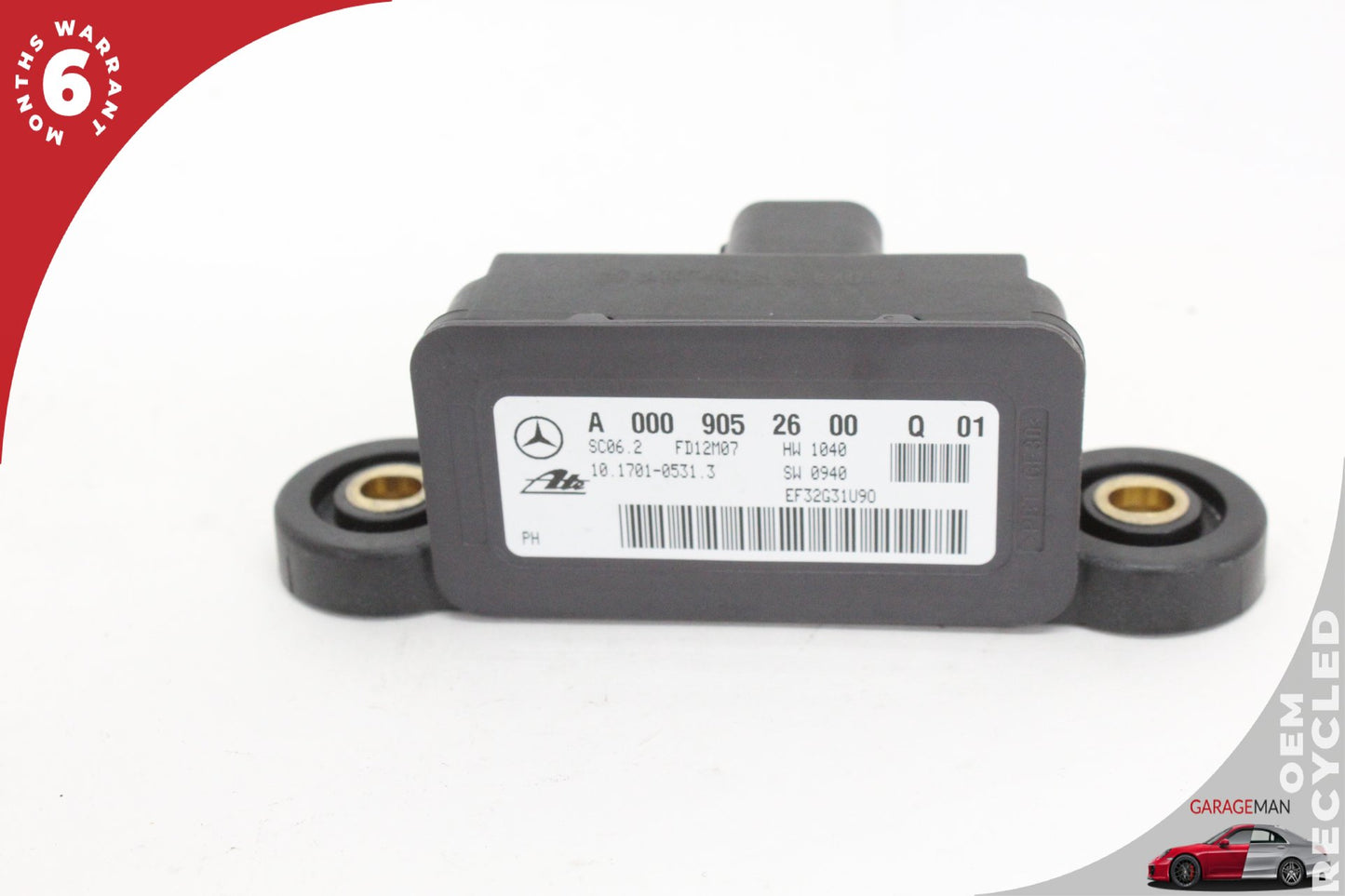 10-13 Mercedes-Benz S550 W221 Sedan Yaw Rate Sensor Module 0009052600 Genuine