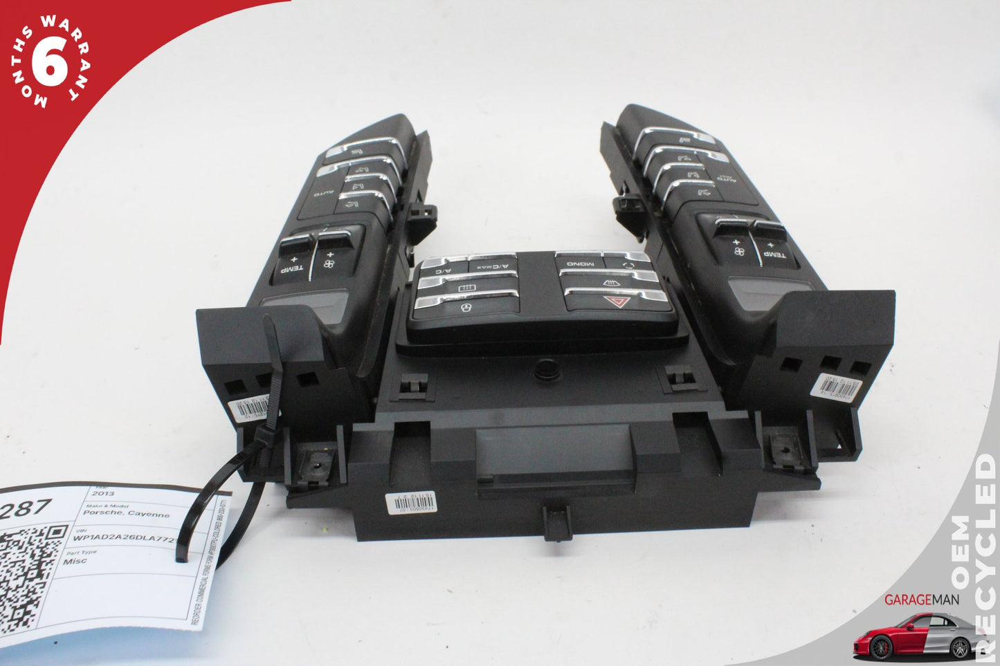 2011-2014 Porsche Cayenne 958 Center Console Multifunction Switch Control OEM
