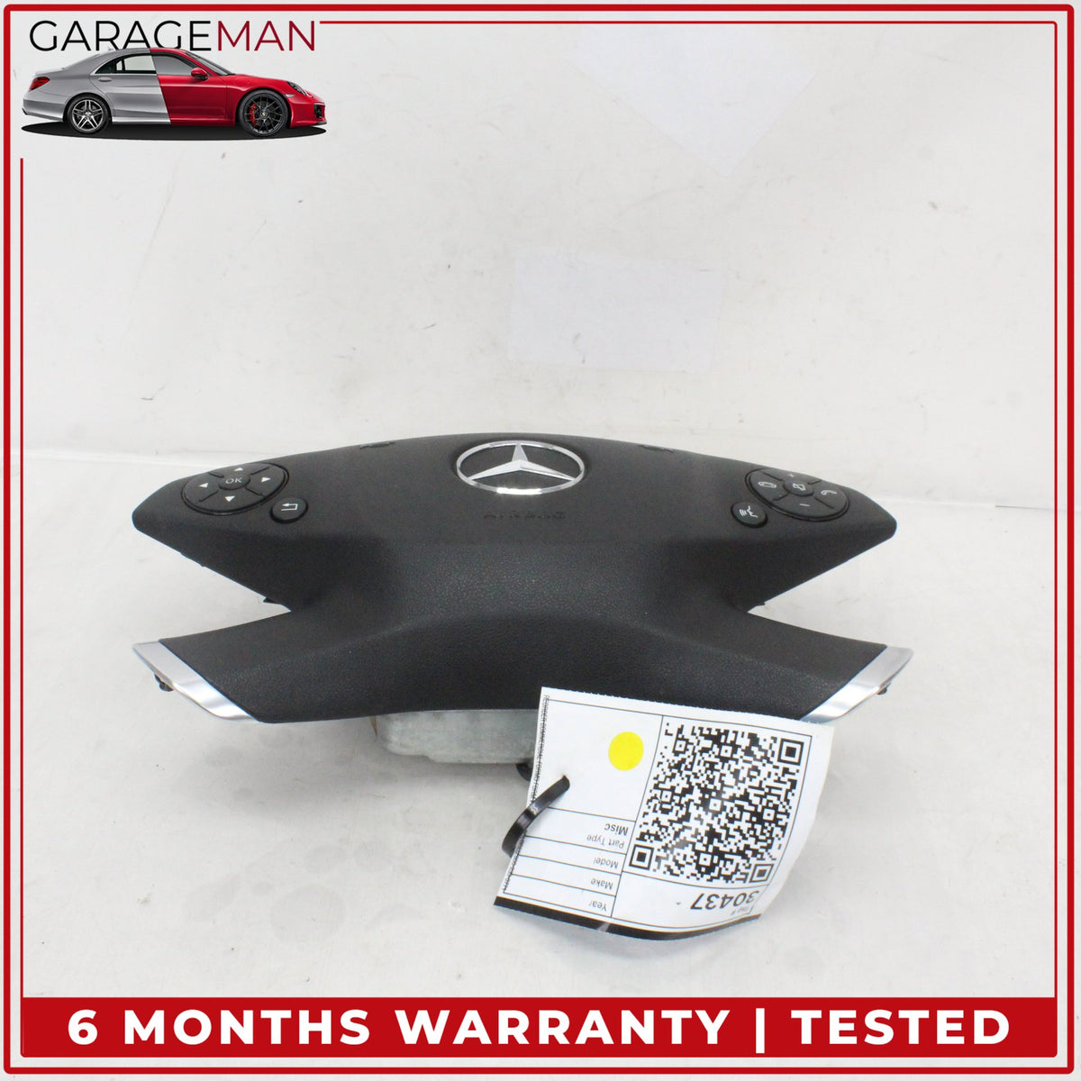 2010-2013 Mercedes W212 E350 E550 Steering Wheel Airbag Air Bag 2128600102 OEM