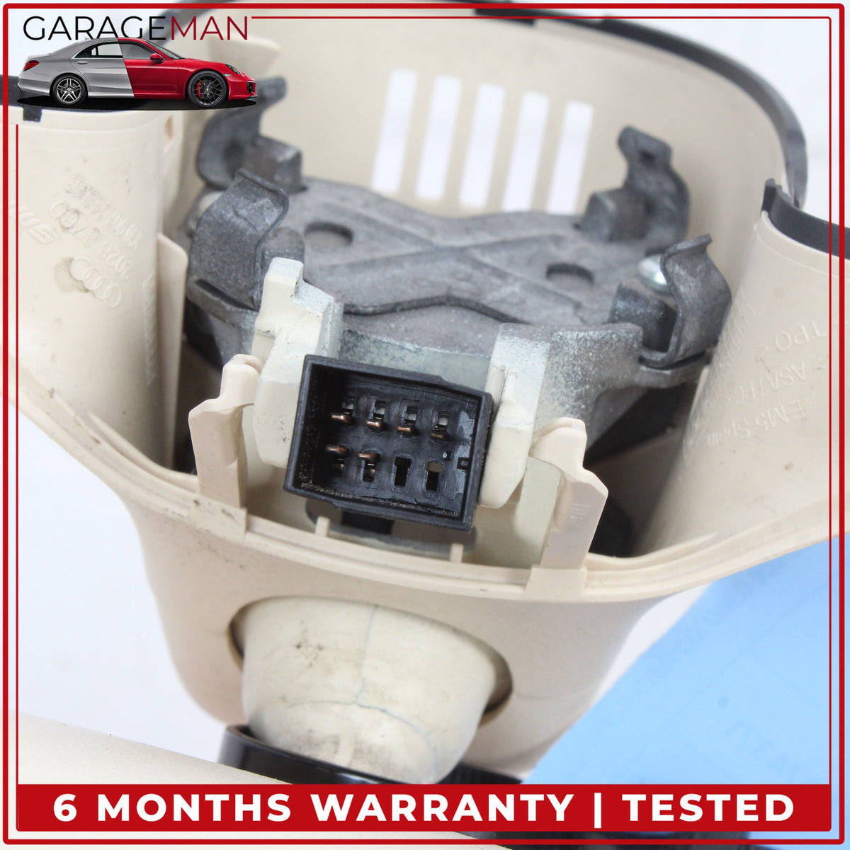 2012-2018 Audi A6 Front Upper Windshield Rear View Mirror w/ Auto Dim Beige OEM