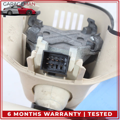2012-2018 Audi A6 Front Upper Windshield Rear View Mirror w/ Auto Dim Beige OEM