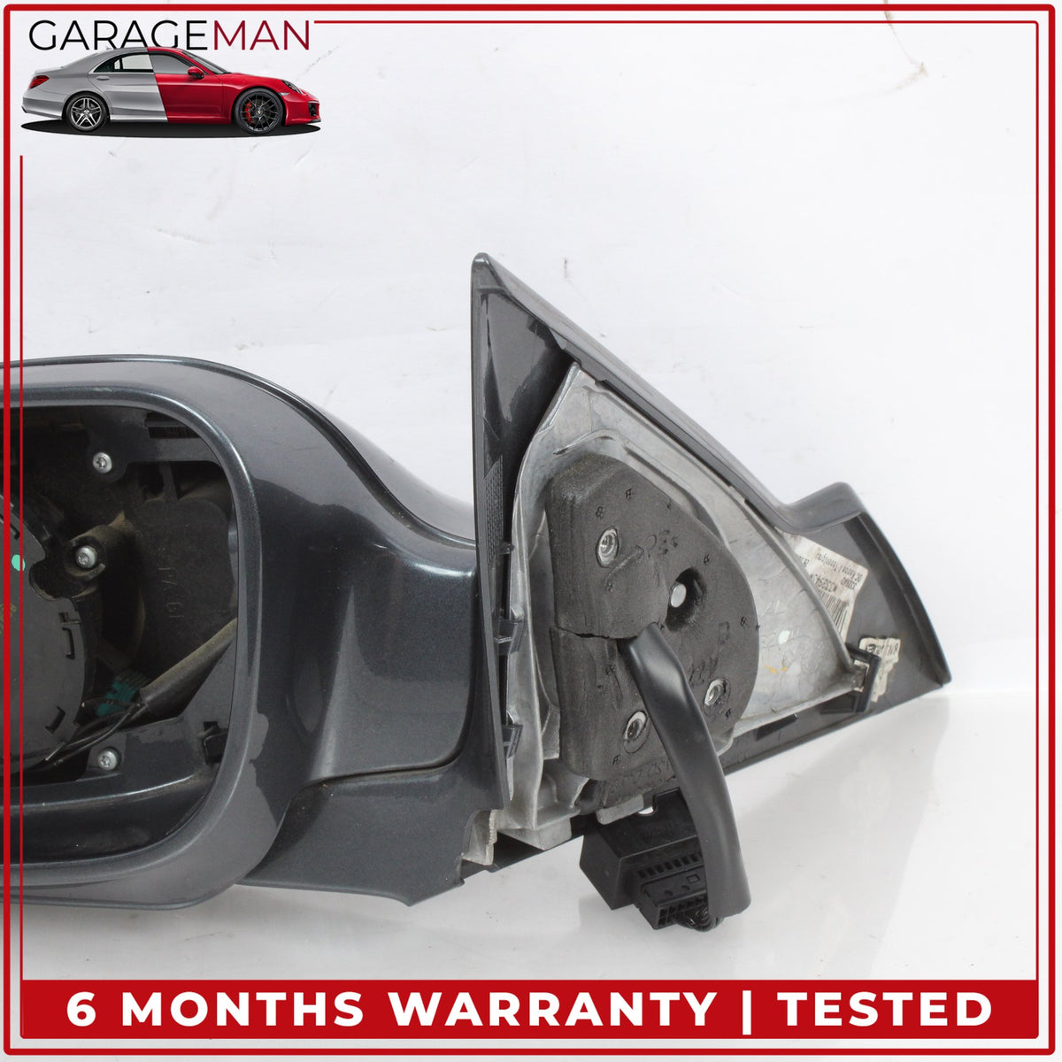 2003-2009 Mercedes W209 CLK350 Front Left Door Rear View Mirror w/o Glass OEM