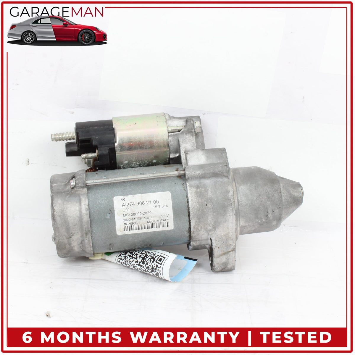 2015-2020 Mercedes W205 C300 M274 Engine Motor Starter 2749062100 OEM