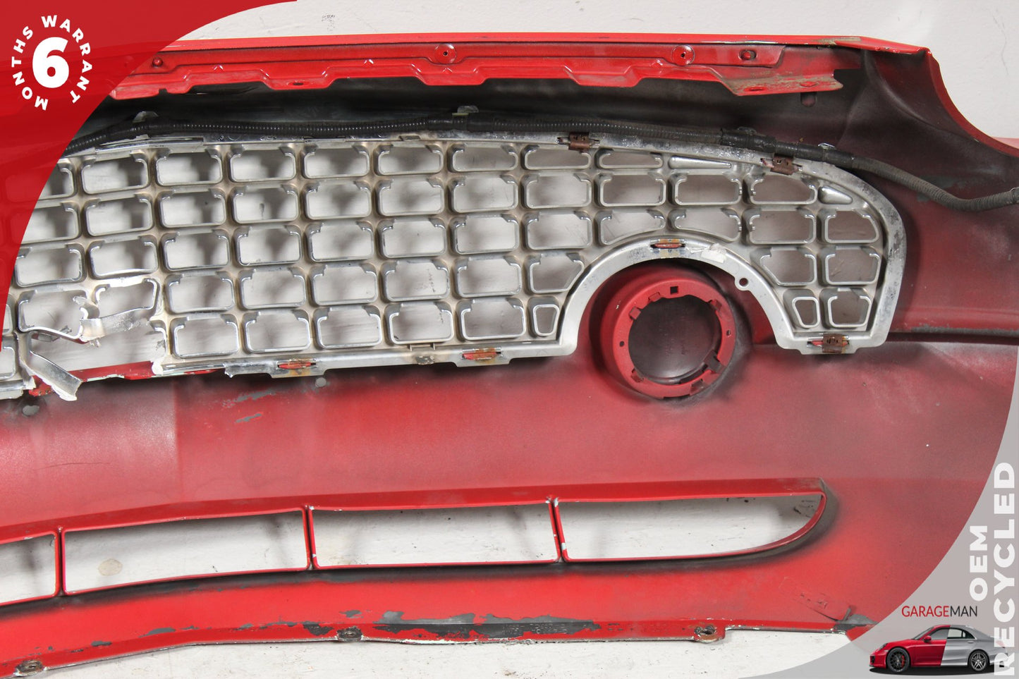 2002-2005 Ford Thunderbird Front Bumper Cover Red w/ Grille Assembly OEM