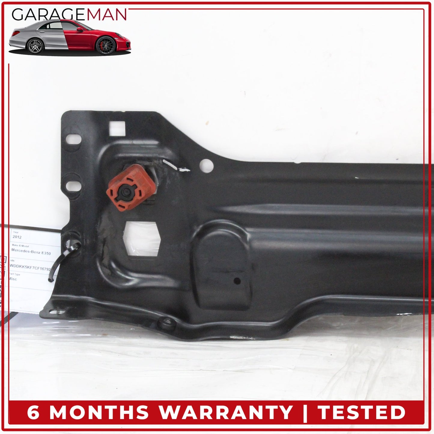 2010-2017 Mercedes W207 E350 Upper Radiator Core Support Tie Bar 2076200172 OEM