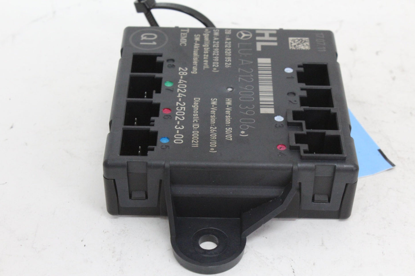 2008-2014 Mercedes C250 CDI W204 Left Rear Door Control Module 2129003906