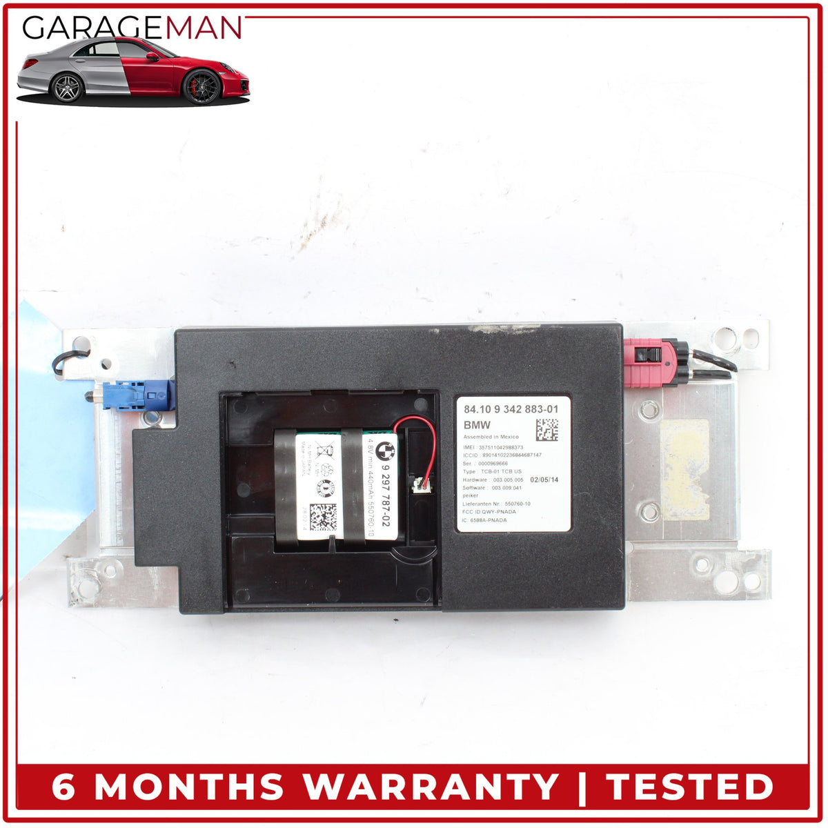 2012-2018 BMW 328i F30 Telematics Communication Control Module Unit 9297787 OEM