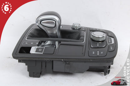 2012-2015 Audi A6 Front Center Console Switches w/ Trim &amp; Shifter Knob OEM