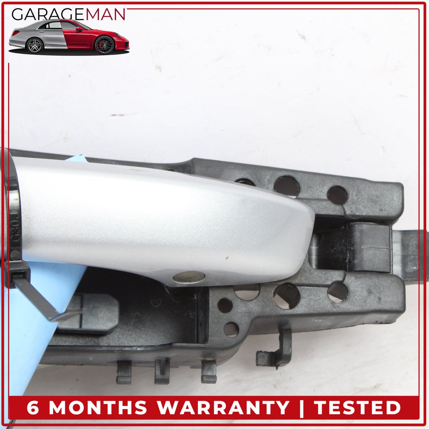 2017-2024 Audi Q7 Right Passenger Side Exterior Door Handle Silver Metallic OEM
