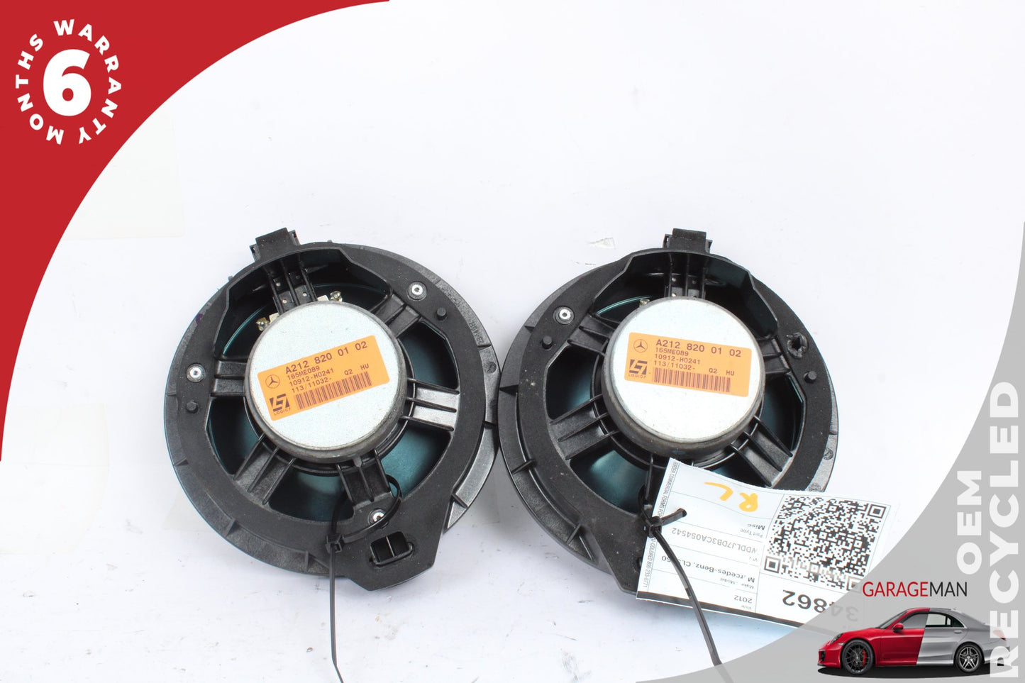 2008-2018 Mercedes W218 CLS550 Rear Right and Left Side Door Sound Speaker OEM