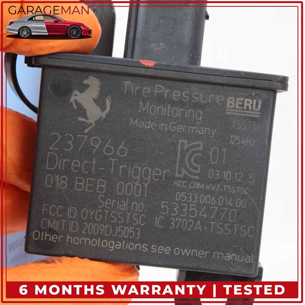 2008-2019 Maserati GranTurismo M145 TPMS Tire Pressure Monitoring Sensor OEM