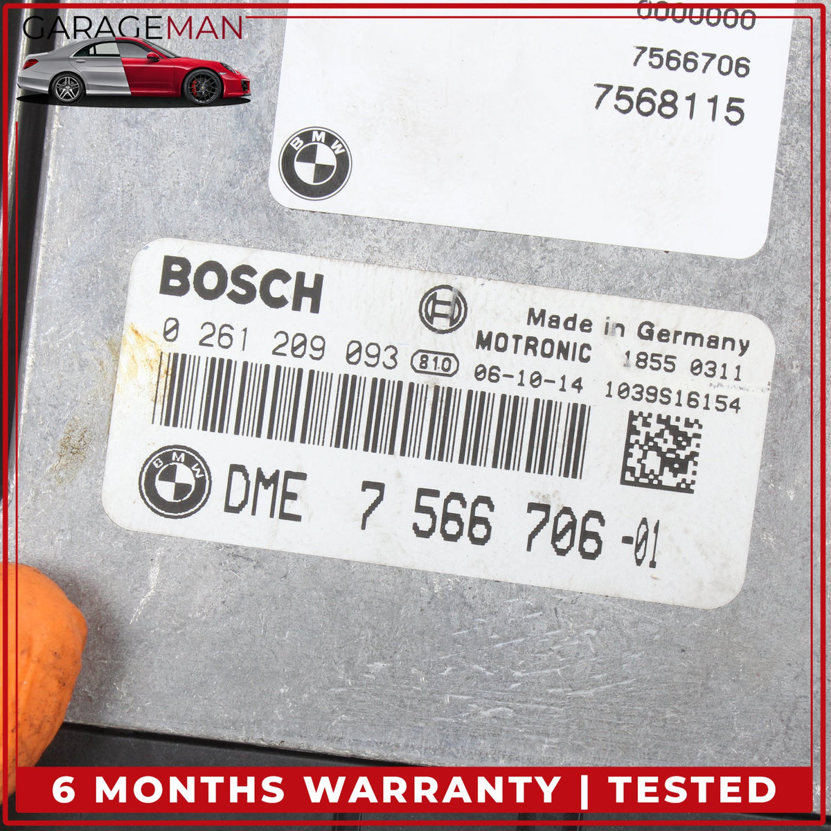 2006-2010 BMW 650i E64 N62 Engine Computer ECU w/ CAS & Key Fob OEM