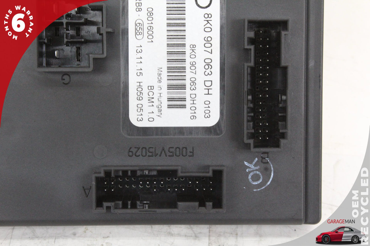 2009-2017 Audi SQ5 8R SUV Onboard Supply Control Module Unit 8K0907063DH Genuine