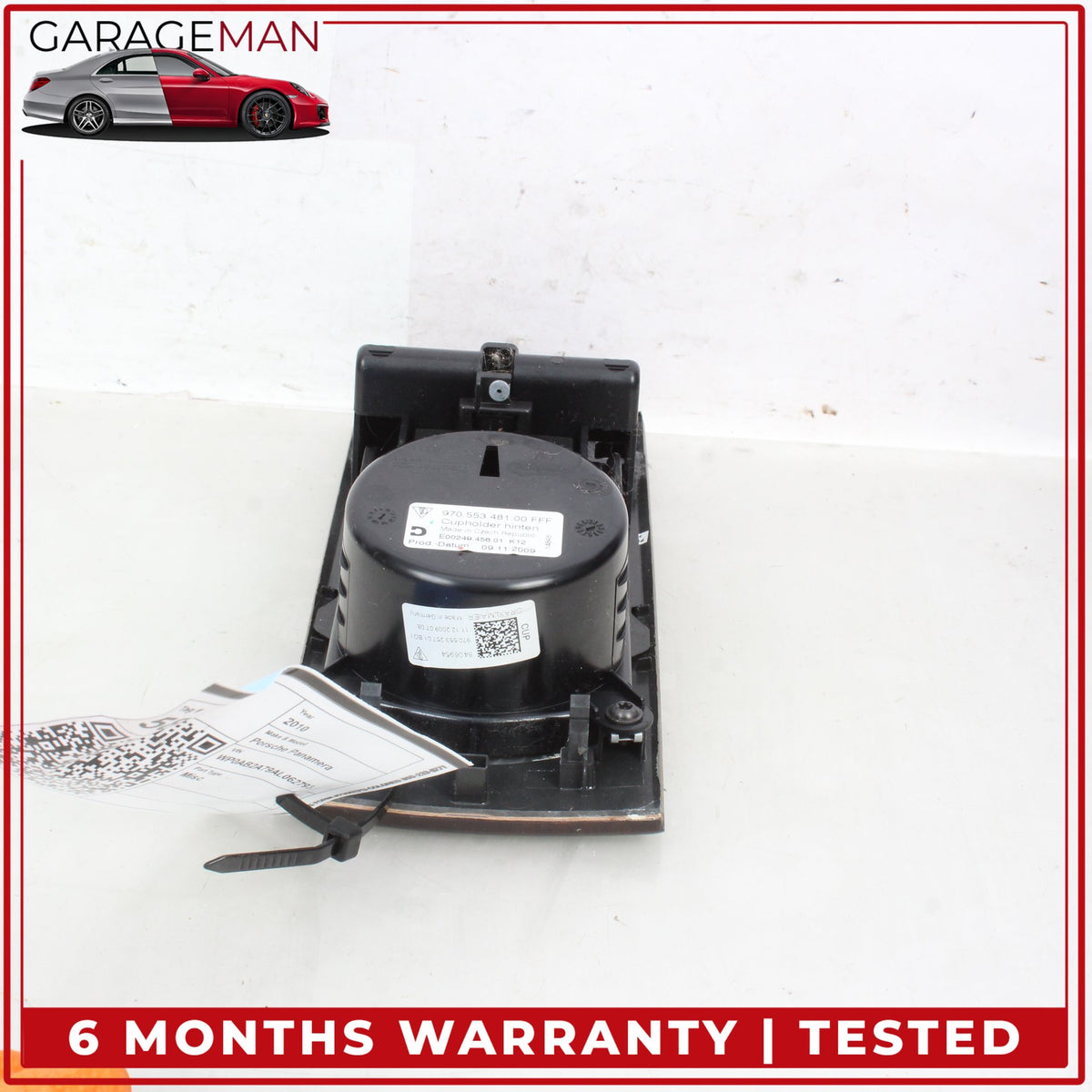 2010-2016 Porsche Panamera 970 Rear Center Console Cup Holder 97055325701 OEM