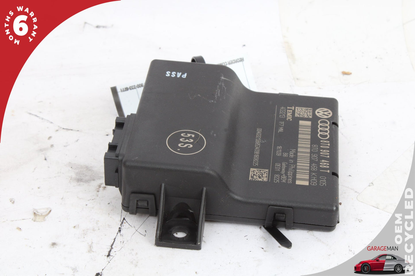 2009-2012 Audi A4 Gateway Interface Control Module 8T0907468T