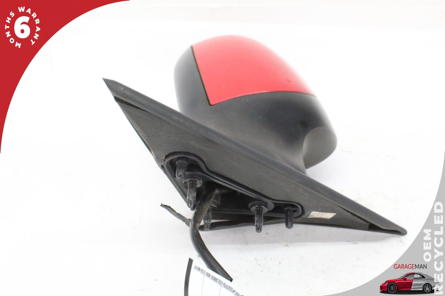 2002-2005 Ford Thunderbird Front Right Door Rear View Mirror Red 1W6Z17682BA OEM